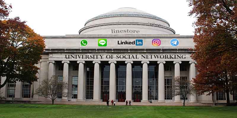 دانشگاه شبکه های اجتماعی لاین استور